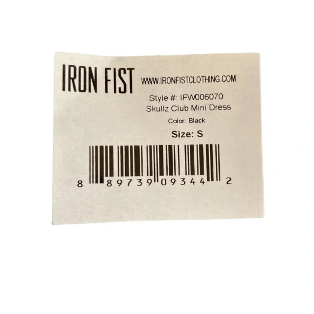Iron Fist NWT Size Small Skullz club mini dress - Picture 10 of 14
